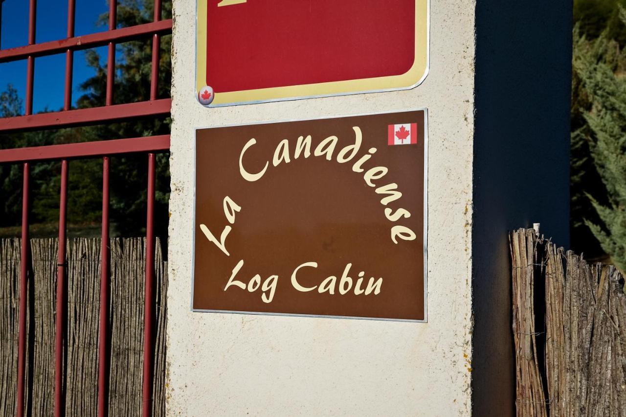 Casa Rural La Canadiense Log Cabin Guest House Buenache de la Sierra Екстериор снимка